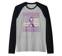 Overdose Awareness Supporters Advocacy Unity Embrace Raglan Baseball Tee