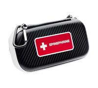 OVERDOSE KITS EpiPen Insulated Hardshell Case | Slim & Compact Design Holds 2 EpiPens & Medical Accessories | Carabiner & Medical Id Card Included