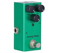 Overdrive Guitar Pedal, Aluminum Alloy Portable Guitar Effect Pedal Mini True Bypass Analog Delay DC 9V JDF-10 for Guitar Enthusiast