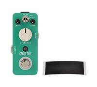 Overdrive Micro Pedal Metal Shell Mini Effects Electric Guitar Effector Warm Hot 2 Modes for Guitarists Musicians Green