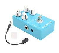 Overdrive Pedal Electric Guitar True Bypass Effect, Aluminum Alloy Shell, 9V DC Power - High Transparency Sound, Adjustable EQ, Durable Resistant Design