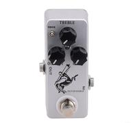 Overdrive Pedal Silver Horse Guitar Effects Stomp Box True Bypass Metal Shell 9V DC Compact Design for Rock Blues