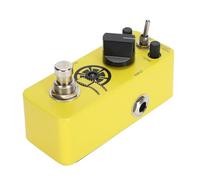 Overdrive Pedal with Boost and Normal Modes, Electric Guitar Effect Pedal, Yellow Metal Shell - True Bypass, Wide Tone Range, Easy Control for Guitar Players