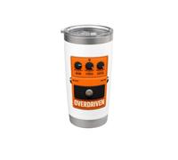 Overdriven Guitar Pedal Funny Work Stress Coffee Design Stainless Steel Insulated Tumbler