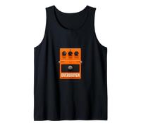 Overdriven Guitar Pedal Funny Work Stress Coffee Design Tank Top