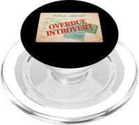 Overdue Introvert Funny Public Library PopSockets PopGrip for MagSafe