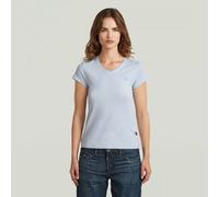 G-star Overdyed Eyben Short Sleeve V Neck T-shirt Blue M Woman