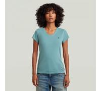 Overdyed Eyben Slim V T-Shirt 2.0 - Medium blue - Women M