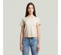 Overdyed Micro Boxy Top - Beige - Women M