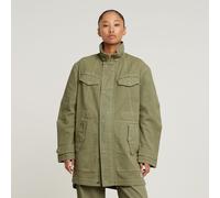 Overdyed Parka - Green - Women M
