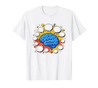 Overexplainer Character Speech Bubble Overflowing Words Over T-Shirt