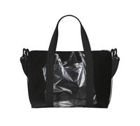 Overexposed Plastic Bag Travel Duffle Bag-Lightweight Carry On Weekender for Men Women, Waterproof Overnight Bag for Gym Weekend Trips
