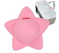 Overflow Drain Cover Bathroom Bathtub - Silicone Overflow Drain Block, Bath Drain , Strong Suction Cup Seal, Water Temperature Control with Leak Protection for Home Bathroom, Warm Water