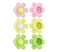 Overflow Opening Cover for Bathroom Sink, Flower Silicone Plug