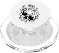 Overgrown Skull Mushrooms Death Life PopSockets PopGrip for MagSafe