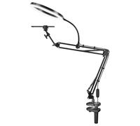 Overhead Camera Mount LED Phone Live Streaming Fill Light with Flexible Robotic Arm Holder Easy to Install LED Live Streaming Fill Light with Flexible Robotic Arm