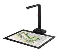 Overhead Document Scanner with Auto-Flatten for Books, Maps, and Documents