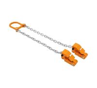 Overhead Electric Hoist 1-Ton Drum Lifting Tool, No-Assembly Grabber High-Strength Chain Hoist For Chemical Plants Construction Sites Use