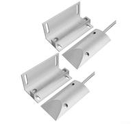 Overhead Garage Door Sensor Wired Magnetic Switch for Rolling Shutters Iron Doors and Security for - Compatible with Industrial Residential Applications, 2(Normally Closed)