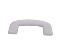 Overhead Passenger Handhold with Arched Replacement Grip, Front | Light Gray Finish, Arched Grip with Covered Mounting Ends, Passenger Handhold for the Existing Roof Location