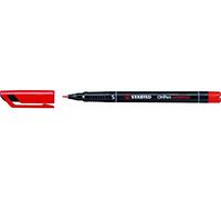 Overhead Pen - STABILO OHPen universal - Permanent Superfine - Pack of 10 - red