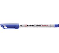 Overhead Pen - STABILO OHPen universal - Water Soluble Medium - Pack of 10 - blue