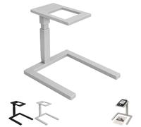 Overhead Phone Camera Stand, Adjustable Overhead Phone Mount for Video Recording, Desk Phone Camera Stand for Cooking, Nail Techs, Filming, Live Streaming，White：23cm