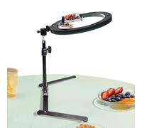 Overhead Phone Mount | Adjustable Selfie Phone Tripod | Phone Bracket with Light, Phone Mount for Vlogging, Adjustable Phone Holder, Selfie Phone Tripod Stand, Recording Equipment for Phones