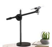 Overhead Phone Mount, Desktop Overhead Shot Stand, Selfie Ring Light with Stand, Articulating Arm Camera Mount Led Video Lighting for Online Teaching, Still Life Photography