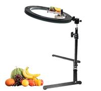 Overhead Phone Mount - Mobile Device Clamp, Extendable Tripod Stand, Lighting Holder Accessory, Recording Photo, Live Streaming Tool | Enhances Video shootinges Vlog Tutorials Social Media