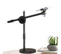 Overhead Ring Light - Articulated Arm Camera Holder, Durable Material | Selfie Mount, LED Video Lighting for Teaching, Still Life Photography, Content Creation, Streaming Studio Setup