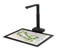 Overhead Scanner A2 A3 Large Format Camera, 23MP High Resolution, Auto Flatten & Fingerprint Removal for Books & Documents