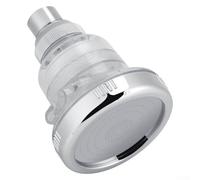 Overhead Shower Filter Head with Water Filter, 3 Inch Adjustable Swivel Shower Nozzle, Triple Function for Hard Water, Booster Spray for Home Spa(Shower)