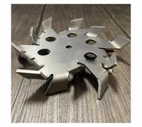 Overhead Stirring Rod, 304 Stainless Steel Dispersion Disk With Stirring Rod And Guide Hole Multiple Sizes(12cm disk with rod)