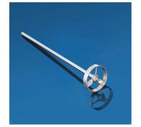 Overhead Stirring Rod, 304 Stainless Steel Turbine Paddle Stirrer With Stirring Rod and Screws Pack of 1 Multiple Sizes(50x8x300mm)