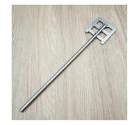 Overhead Stirring Rod, Laboratory Frame Stirring Paddle for Beaker 304 Stainless Steel Multiple Sizes(50x8x300mm)