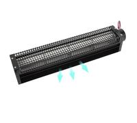 Overheat Protection Cross Flow Fan 24V DC, Metal Housing, Brushless Copper Motor, Extreme Power Broad Airflow Electronic Cooling Fans