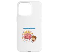 Overheating Mind Mental Burnout Design Case for iPhone 15 Pro Max