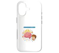 Overheating Mind Mental Burnout Design Case for iPhone 17