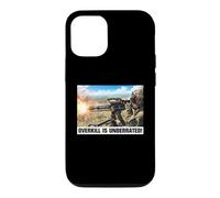 Overkill Is Underrated Helicopter Door Gunner Meme Case for iPhone 12/12 Pro