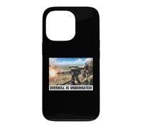 Overkill Is Underrated Helicopter Door Gunner Meme Case for iPhone 13 Pro