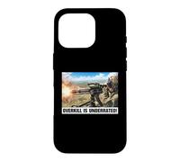 Overkill Is Underrated Helicopter Door Gunner Meme Case for iPhone 16 Pro