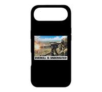 Overkill Is Underrated Helicopter Door Gunner Meme Case for iPhone Air
