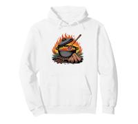 Overland Campfire Dutch Oven Cook Camp Cast Iron Camping Pullover Hoodie