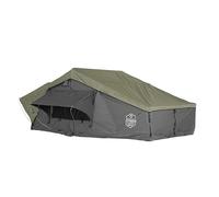 Overland Vehicle Systems - HD Nomadic N4E - Soft Sided Roof Top Tent, 4 Person, Grey Body & Green Rainfly