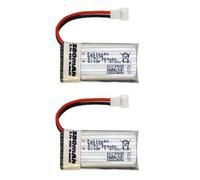 Overlander 3.7V 380mAh LiPo Battery for the Hubsan X4C and FPV Micro Camera Quad Copter TWIN PACK