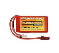 Overlander 350mAh 11.1v 3S 40C LiPo Battery with JST Connector