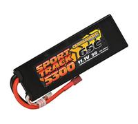 Overlander 5300mAh 11.1V 3S 65C Hard Case Sport Track LiPo Battery with Deans connector - #3143