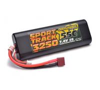 Overlander 7.4V 55C 3250mAh LiPo Battery Hard Case Sport Track Pack 2581
