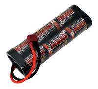 Overlander Batteries 5000mAh 7.2V NiMH RC Car Battery Pack with Deans Plug for Remote Control Cars, Buggies, Monster Trucks and RC models - High Capacity, Low Self-Discharge, Rechargeable Batteries